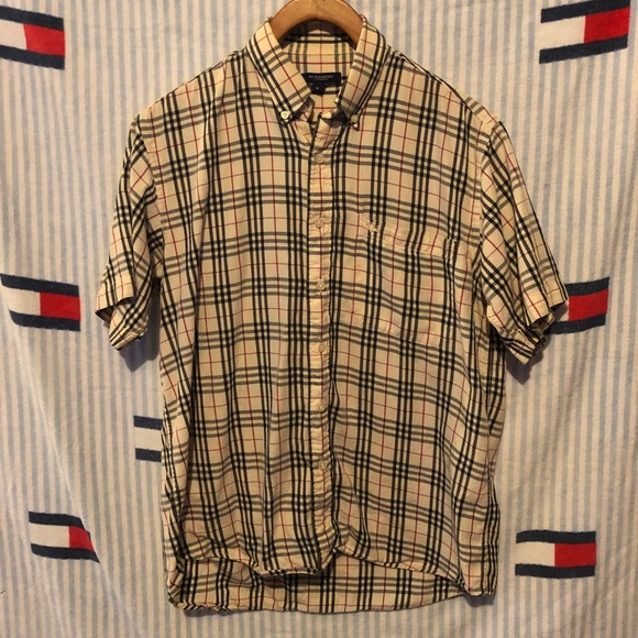 burberry button up shirt